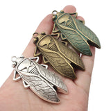 Antique Bronze/Silver Cicada Charms Pendant - DIY Necklace Jewelry Findings