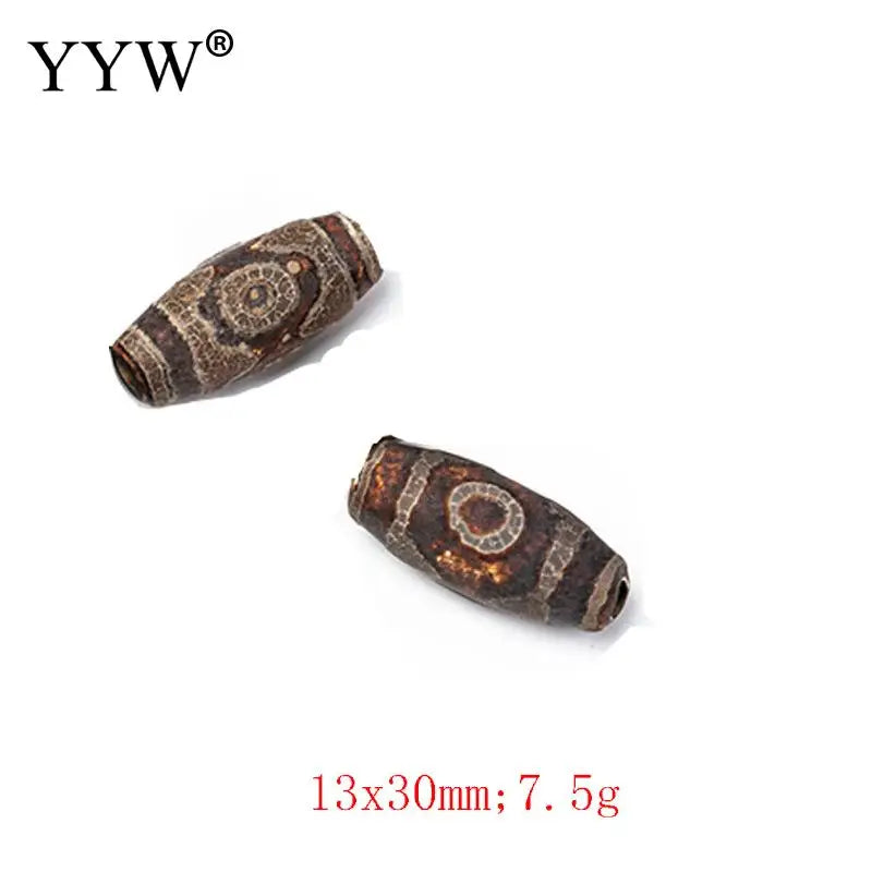 Tibetan Dzi Beads Vintage Stone Beads DIY Buddhism Jewelry Making