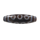2PCs/Lot Natural Tibetan Dzi Beads Oval 38x12mm