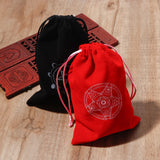 2PCs Multicolor Velvet Tarot Drawstring Bags