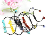 Hand-woven Natural Crystal Amethyst Agate Bracelet