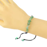 Hand-woven Natural Crystal Amethyst Agate Bracelet