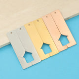 2 Pair Stainless Steel Mirror Polish Couple Pendants