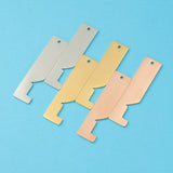 2 Pair Stainless Steel Mirror Polish Couple Pendants