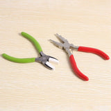 2Pc Jewelry Pliers Set: 6 In 1 Bail Making Pliers & Nylon Nose Pliers