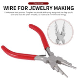 6 in 1 Bail Making Pliers & Nylon Nose Pliers Set for Beading