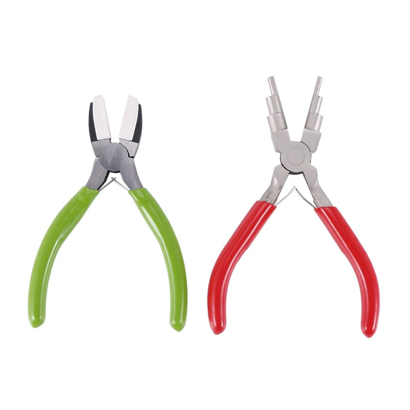 Bail Making & Nylon Nose Pliers Set for Jewelry Making Beading