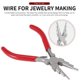 2Pc Jewelry Pliers for Making Bail Nylon Nose Pliers Beading