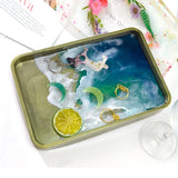 2Pc Tray Resin Mold Epoxy Mold Silicone Mould Jewelry Plate Dish Mold