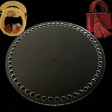 2Pcs Acrylic Crochet Bag Bottom Mat Purse Pad DIY Bag Accessories