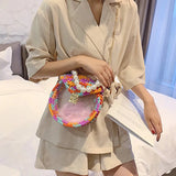 2Pcs Acrylic Crochet Bag Bottom Mat Purse Pad DIY Bag Accessories