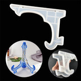 2Pcs 10 inch Display Stand Silicone Epoxy Resin Casting Mold Kit