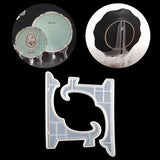 2Pcs 10 inch Display Stand Silicone Epoxy Resin Casting Mold Kit