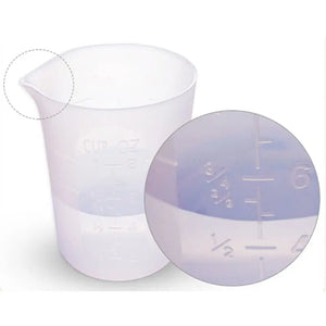 2Pcs Silicone Measuring Cup Cook Bakers Jewelry Tools