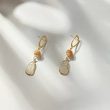 2Pcs 14K Plated Brass Natural Shell Charms for DIY Jewelry Making