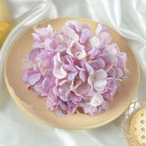 2Pcs Artificial Hydrangea Flowers Heads Home Wedding Decor DIY Flower Wall