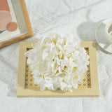 2Pcs Artificial Hydrangea Flowers Heads Home Wedding Decor DIY Flower Wall