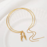 2Pcs 18K Plated Brass Adjustable Wire Cuff Bangle With Lobster Clasps