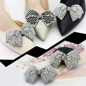 2Pcs Crystal Rhinestones Shoe Clips Buckles DIY Craft Accessories