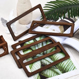 2Pcs 20Cm Wooden Bags Handle Purse Frames DIY Handbag Accessories