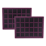 24 Grids Jewelry Tray Drawer Organizer for Stud Pendant Earrings