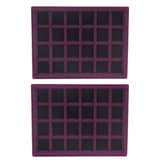 24 Grids Jewelry Tray Drawer Organizer for Stud Pendant Earrings