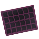 24 Grids Jewelry Tray Drawer Organizer for Stud Pendant Earrings