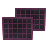 24 Grids Jewelry Tray Drawer Organizer for Stud Pendant Earrings