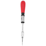 2Pcs 260MM Ratchet Screwdriver Set with Slotted & Phillips Bits