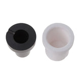 2Pcs 300g Graphite Crucible Quartz Melting Cup Kit for Silver Furnace