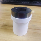 2Pcs 300g Graphite Crucible Quartz Melting Cup Kit for Silver Furnace