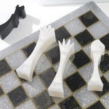 2Pcs 3D Chess Pieces Resin Casting Molds Kit International Chess Molds Resin Art