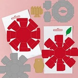 2Pcs 3D Fruit Cutting Dies Embossing Stencils for Card Scrapbooking DIY Craft