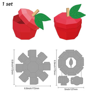 2Pcs 3D Fruit Cutting Dies Embossing Stencils for Card Scrapbooking DIY Craft