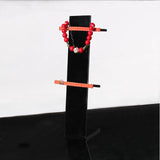 2Pcs Acrylic Headwear Display Stand L Shape Hair Accessories Holder