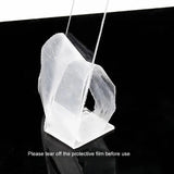 2Pcs Acrylic Headwear Display Stand L Shape Hair Accessories Holder