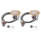 2Pcs 50MM Guitar Piezo Transducer with 6.35MM Output