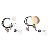 2Pcs 50MM Guitar Piezo Transducer with 6.35MM Output