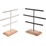 2Pcs Earring Jewelry Organizer Necklace Display Stand