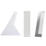2Pcs 5D Diamond Painting Ruler Tool & 1Pc Fix Tool DIY Diamond Painting