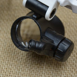 2Pcs Double Eye Loupe Head Wearing Magnifier