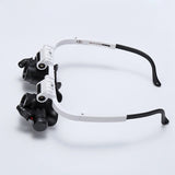 2Pcs Double Eye Loupe Head Wearing Magnifier