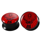 2Pcs Acrylic Ear Plugs and Tunnels Expander Piercing for Women