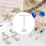 2Pcs Acrylic Earring Holders T-Bar Jewelry Stand