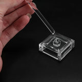 2Pcs Acrylic Earring Holders T-Bar Jewelry Stand