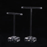 Acrylic Earrings Stand Holder T-Shape Ear Studs Display Rack