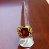 2Pcs Acrylic Ring Finger Display Stands Transparent Cone Ring Holder