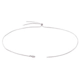 2Pcs Adjustable Snake Chains with Slider Stopper Beads for Necklace