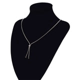2Pcs Adjustable Snake Chains with Slider Stopper Beads for Necklace