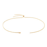 2Pcs Adjustable Stainless Steel Snake Chains with Stopper Beads for Necklace